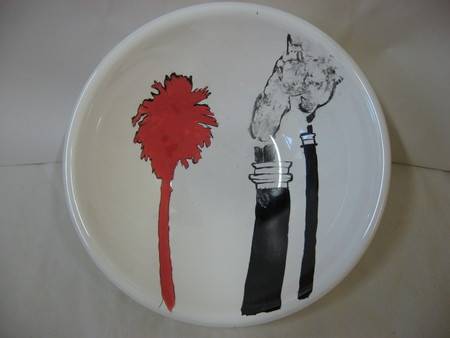 red rubbish bowl 2