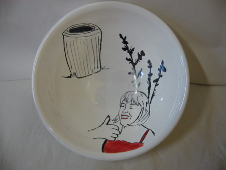 red rubbish bowl 5