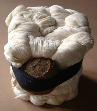 Untitled, Cotton, Stone, Wool, 2007