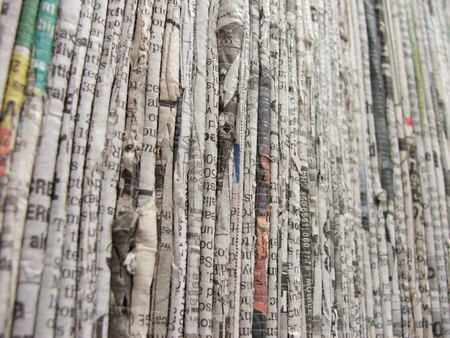 newspaper weave