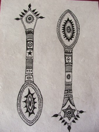 spoon drawings