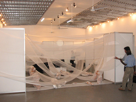 The Maze, A collaborative exhibition of installation and performance art by Bandu Manamperi and G.R. Constantine, 2006, 001.JPG