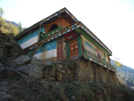 Painted house in Beshigram