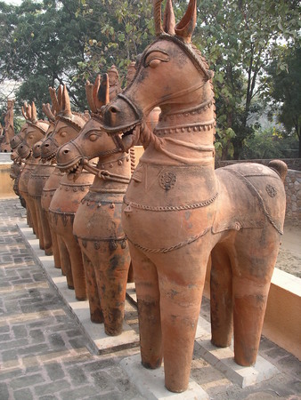 more terracotta horses